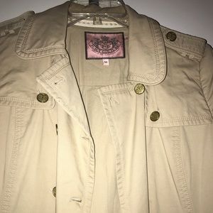 Juicy Couture Trench Coat - size M
